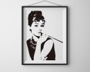 Sihlouette d'Audrey Hepburn